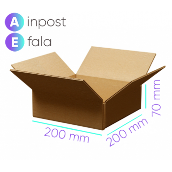 Opakowanie kartonowe klapowe 200x200x70 mm (100szt)